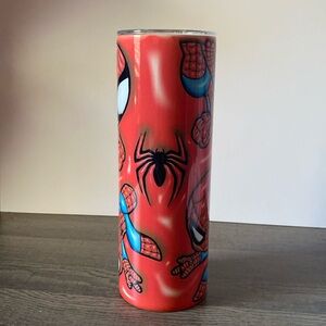 Spider man 20oz tumbler stainless steel